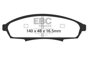 EBC 88-90 Buick Regal 2.8 Ultimax2 Front Brake Pads