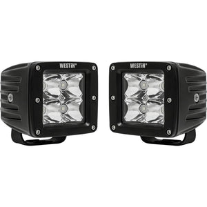 Westin Compact LED -4 5W Cree 3 inch x 3 inch (Set of 2) - Black