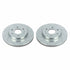 Power Stop 19-20 Chevrolet Silverado 1500 Front Evolution Drilled & Slotted Rotors - Pair