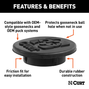 Curt Replacement Gooseneck Hitch Cap