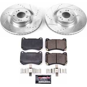 Power Stop 2011 Hyundai Equus Front Z23 Evolution Sport Brake Kit