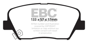 EBC 12+ Hyundai Azera 3.3 Greenstuff Front Brake Pads