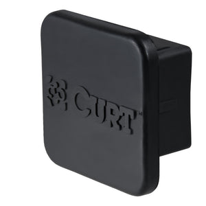 Curt 2in Rubber Hitch Tube Cover (Packaged)