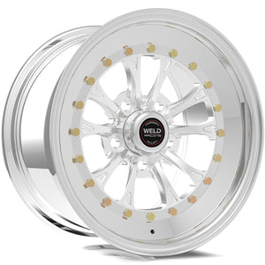 Weld Vitesse 15x6 / 5x4.75 BP / 3.5in. BS Polished Wheel - Non-Beadlock