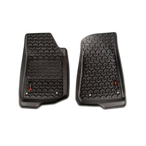 Rugged Ridge Floor Liner Kit Black F/R 18-20 Jeep Wrangler JL 2Dr