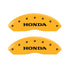 MGP 4 Caliper Covers Engraved Front Honda Engraved Rear H Logo Yellow finish black ch
