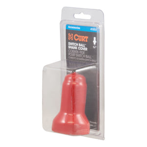 Curt Switch Ball Shank Cover (Fits 1-1/8in Neck Red Rubber Packaged)