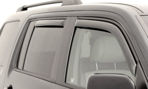 AVS 17-18 GMC Acadia Ventvisor In-Channel Front & Rear Window Deflectors 4pc - Smoke