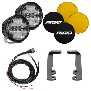 Rigid Industries 2022+ Toyota Tundra 6in. 360-Series A-Pillar Lighting Kit