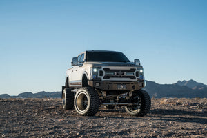 RBP RX-3 Midnight Edition Black LED Grille (Rivetless) 2017 Ford Spr Duty F250/F350 w/o Front Camera