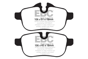 EBC 09-10 BMW Z4 E89 Bluestuff Rear Brake Pads