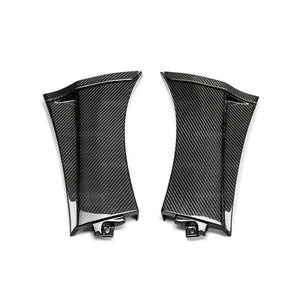 Seibon 08-14 Subaru STI Carbon Fiber Fender Caps