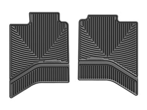 WeatherTech 02-14 Dodge Ram Quad Cab Rear Rubber Mats - Black