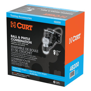 Curt Ball & Pintle Combination (2-5/16in Ball 16000lbs Ball Capacity)