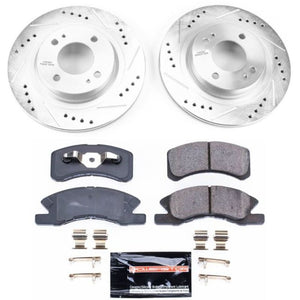 Power Stop 17-18 Mitsubishi Mirage Front Z23 Evolution Sport Brake Kit