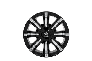 RBP 94R 18x9.0 8x165.1 BP / 4.5 BS / -12mm Offset 121.3mm CB Black w/Chrome Inserts Wheel