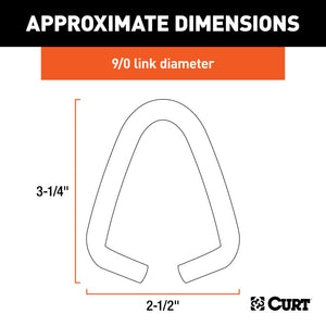 Curt 9/0 Joining Link (Zinc)