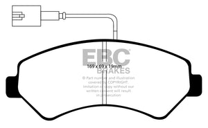 EBC 2014-2016 Ram Trucks Promaster 3.0L TD Greenstuff Front Brake Pads