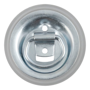 Curt 1-1/8in x 1-5/8in Recessed Tie-Down Ring (1000lbs Clear Zinc)