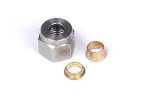 Haltech 1/4in Nut & Brass Ferrule