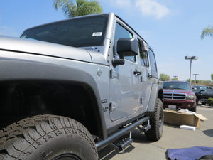 RBP RX-7 Step Bars 07-17 Jeep Wrangler JK (4-Door) - Black