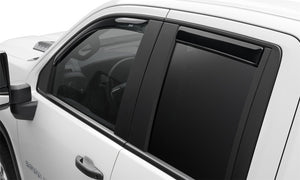 AVS 17-18 Ford F-250 Super Duty Supercrew Ventvisor Front & Rear Window Deflectors 4pc - Smoke