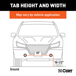 Curt 10-16 Cadillac SRX Custom Tow Bar Base Plate