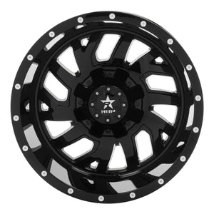 RBP 65R Glock 20x12 6x139.7 BP / 4.75 BS -44mm Offset 78mm CB (Hub Centric) Gloss Black Wheel