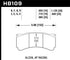 Hawk DTC-80 AP Racing/Alcon 29mm Race Brake Pads