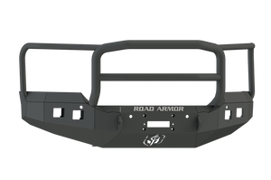 Road Armor 15-19 GMC 2500 Stealth Front Winch Bumper w/Lonestar Guard - Tex Blk