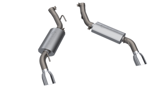 QTP 14-15 Chevrolet Camaro SS 6.2L 304SS AR3 Axle Back Exhaust w/4.5in Tips
