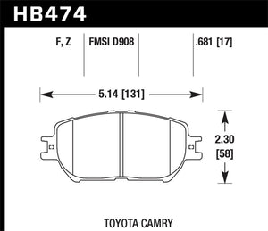 Hawk HPS Street Brake Pads