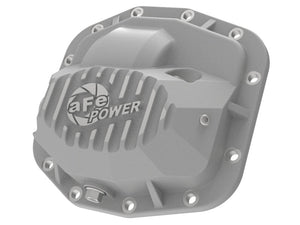 aFe Street Series Front Differential Cover Raw 2018+ Jeep Wrangler (JL) V6 3.6L (Dana M186)