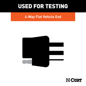 Curt 4-Way Flat Connector Tester