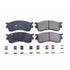 Power Stop 01-02 Mazda Protege Front Z17 Evolution Ceramic Brake Pads w/Hardware