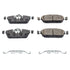 Power Stop 15-18 Ford Focus Front Z17 Evolution Ceramic Brake Pads w/Hardware