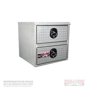 Westin/Brute HD Under Body 24in x 24in x 30in w/Top & Bottom Drawers - Aluminum