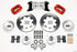 Wilwood Forged Dynalite Front Kit 12.19in Red 67-69 Camaro 64-72 Nova Chevelle