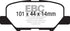 EBC 13+ Mitsubishi Outlander 2.4 FWD Extra Duty Rear Brake Pads