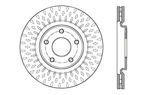 StopTech 12-20 Dodge Grand Caravan Sport Drilled Left Front Rotor