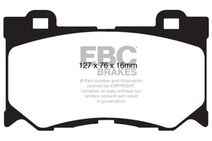 EBC 2013+ Infiniti Q50 Hybrid 3.5L Hybrid Sport Ultimax2 Front Brake Pads