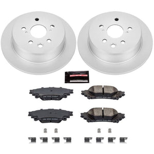 Power Stop 14-15 Lexus IS250 Rear Z17 Evolution Geomet Coated Brake Kit