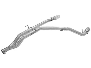 aFe MACHForce XP DPF-Back Exhaust 3in SS w/ 5in Polished Tips 2014 Dodge Ram 1500 V6 3.0L EcoDiesel