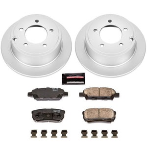 Power Stop 11-14 Chrysler 200 Rear Z17 Evolution Geomet Coated Brake Kit