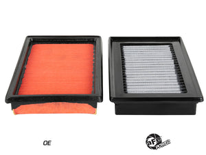 aFe Magnum FLOW Pro DRY S OE Replacement Filter (Pair) 14-19 Infiniti Q50 V6 3.5L/3.7L