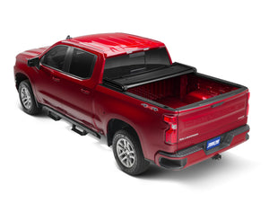 Tonno Pro 20-21 GM 25/3500HD 6.1ft w/o Factory Side Storage Boxes Tonno Fold Tri-Fold Tonneau Cover