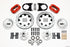 Wilwood Forged Dynalite Front Kit 12.19in Drilled Red 37-48 Ford Psgr. Car Spindle