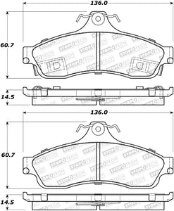 StopTech Street Brake Pads - Rear