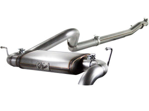 aFe MACHForce XP Exhausts Cat-Back/Hi Tuck SS-409 EXH CB/HT Jeep Wrangler 4Dr 2012 V6-3.6L