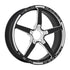 Weld Alumastar 1-Piece 18x6 / 5x120 BP / 3.2in BS Black Wheel - Non-Beadlock
